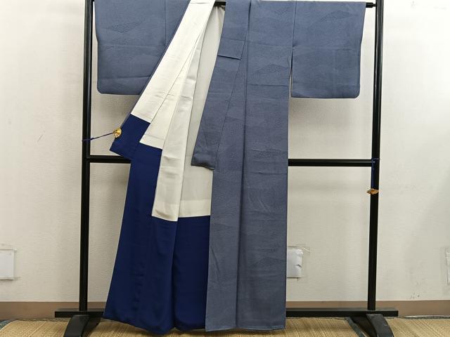 平和屋着物■江戸小紋 寄せ小紋柄 正絹 逸品 BAAX5126mz