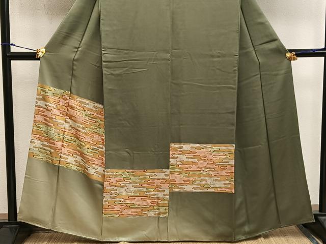 平和屋着物■訪問着 駒刺繍 エ霞文 正絹 逸品 BAAX5160mz