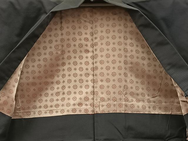 平和屋着物#男性 羽織 紬地 80亀甲 総詰め 正絹 逸品 BAAX5194mz