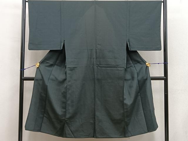 平和屋着物▽男性 紬 単衣 縞 正絹 逸品 BAAX5195mz