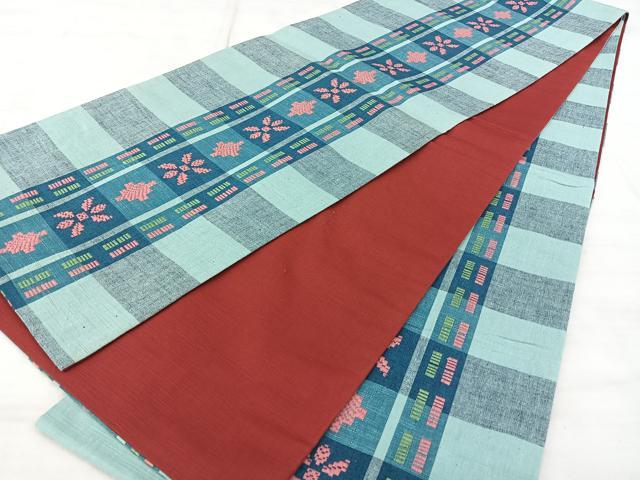 平和屋着物◎全通柄 京袋帯 花織 花間道 BAAX5293qw