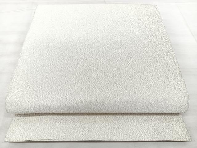 平和屋着物◎全通柄袋帯 綴れ 霞文 銀糸 正絹 逸品 BAAX5306qw