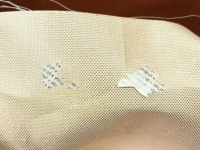 平和屋着物◎西陣 六通柄袋帯 唐織 色紙花文 金糸 正絹 逸品 BAAX5391qw