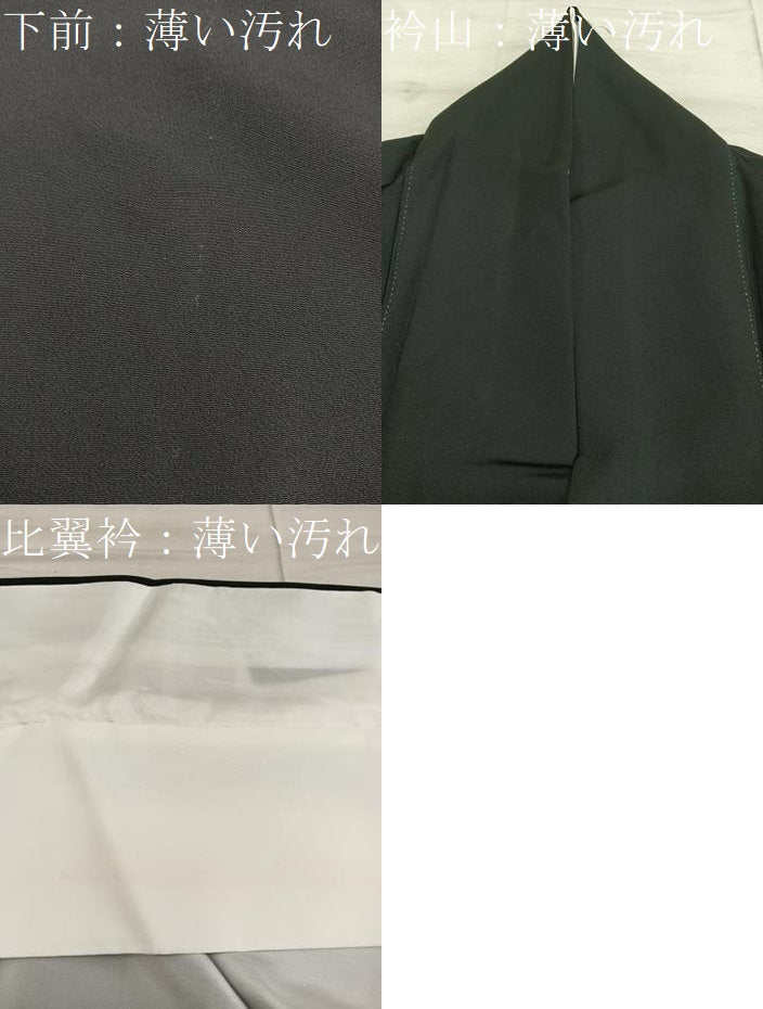 平和屋着物■豪華黒留袖 御所車風景花文 金彩 正絹 逸品 BAAX5421mz