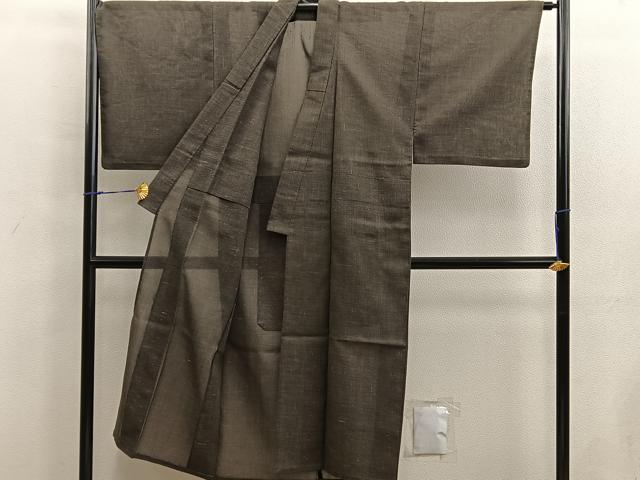平和屋着物*夏物 男性 小紋 紗 絣文様 BAAX5473mz