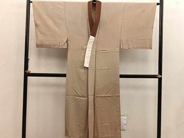 平和屋着物■男性 長襦袢 袷 幾何学文様 正絹 逸品 BAAX5482mz