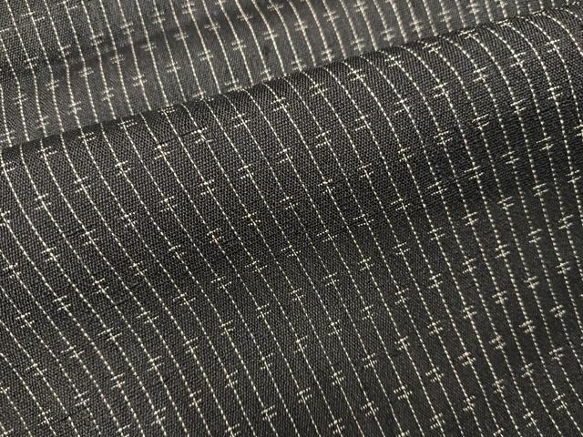 平和屋着物*夏物 男性 お召 絣文様 正絹 逸品 BAAX5485mz