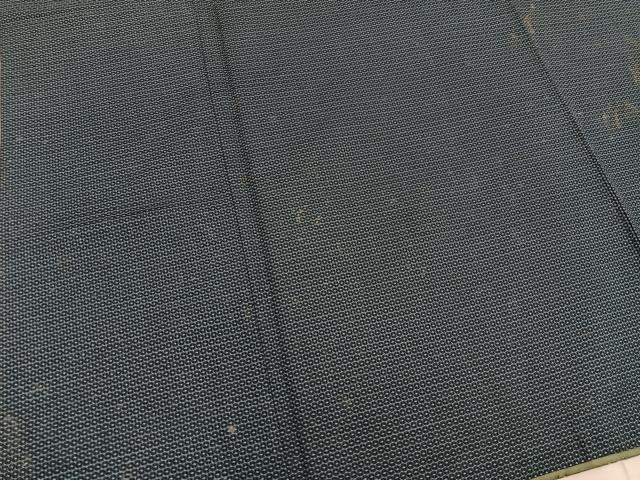 平和屋着物■男性 紬 アンサンブル 100亀甲 総詰め 正絹 逸品 BAAX5488mz