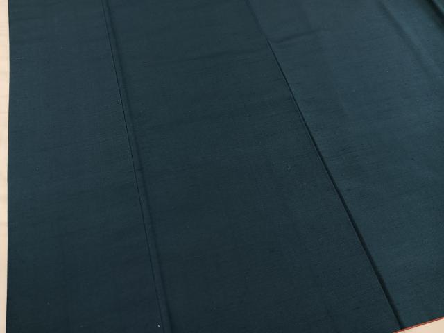 平和屋着物●上質な紬 百入茶色 正絹 逸品 BAAX5521mz