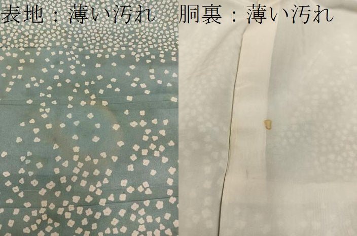 平和屋着物■上質な小紋 小花文 正絹 逸品 BAAX5578mz