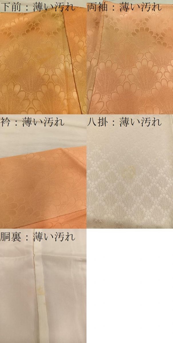 平和屋着物■上質な小紋 草葉地紋 暈し染め 正絹 逸品 BAAX5595mz