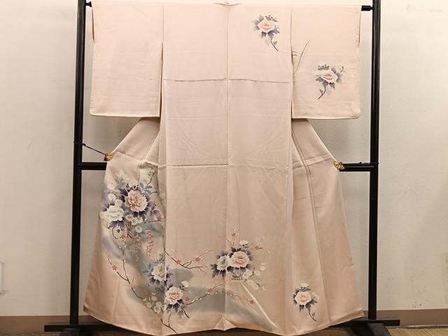 平和屋着物■訪問着 花車文 暈し染め 正絹 逸品 BAAX5611mz