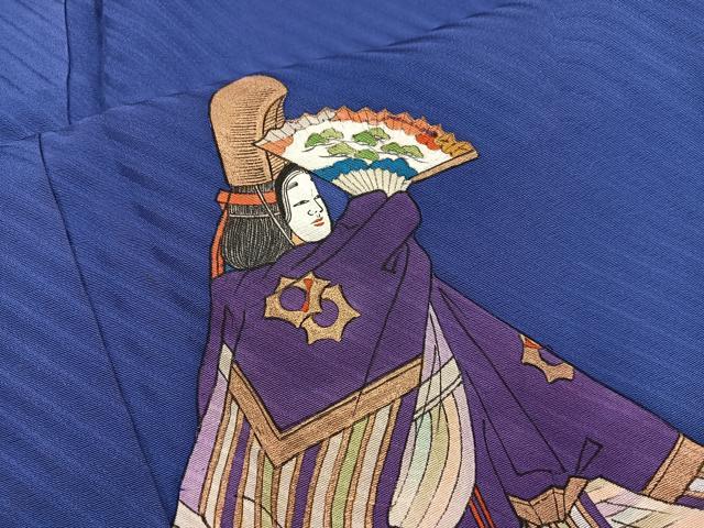 平和屋着物■訪問着 能 狂言 正絹 逸品 BAAX5626mz