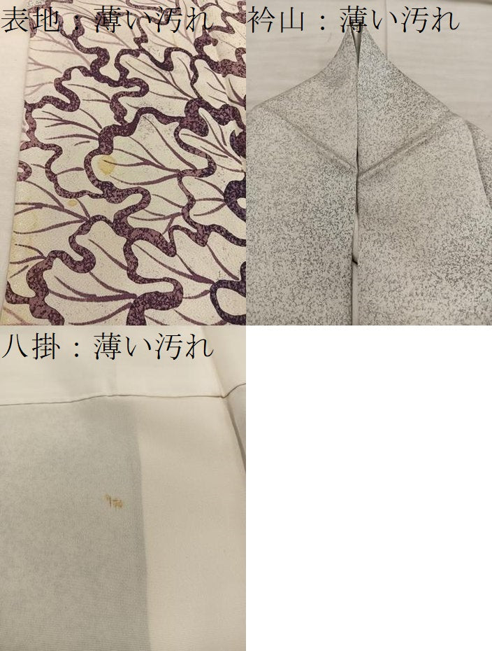 平和屋着物■訪問着 牡丹文 たたき染め 正絹 逸品 BAAX5647mz