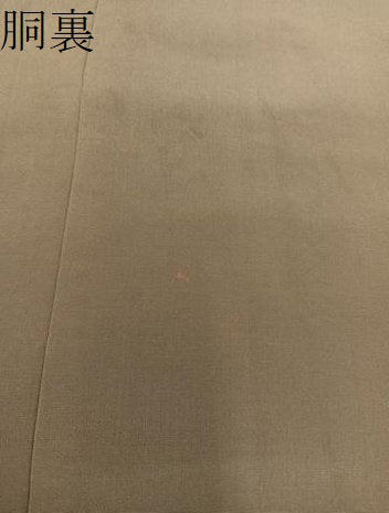 平和屋着物●男性 長襦袢 袷 手描き 蛇 暈し染め 正絹 逸品 BAAX5701mz