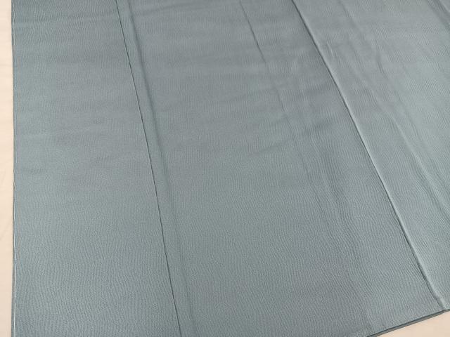 平和屋着物●上質な色無地 藍鼠色 正絹 逸品 BAAX5737mz