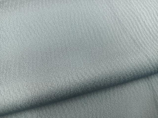 平和屋着物●上質な色無地 藍鼠色 正絹 逸品 BAAX5737mz