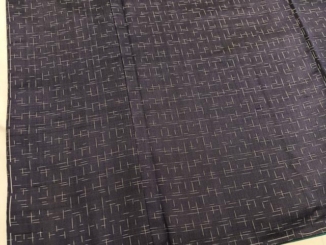平和屋着物■上質な紬 絣文様 正絹 逸品 BAAX5774mz