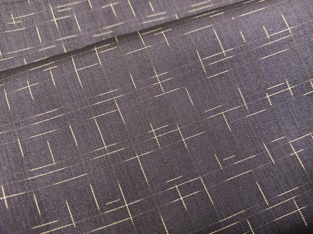 平和屋着物■上質な紬 絣文様 正絹 逸品 BAAX5774mz
