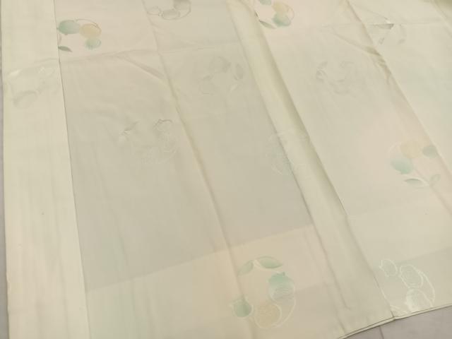 平和屋着物■長襦袢 無双仕立て 草花文 正絹 逸品 BAAX5793mz