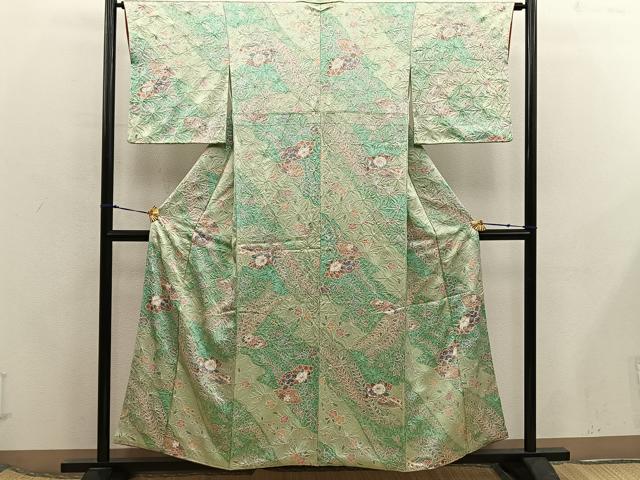 平和屋着物■上質な小紋 辻が花 絞り 正絹 逸品 BAAX5801mz
