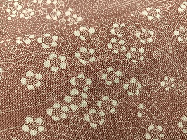 平和屋着物■上質な小紋 梅花文 小田急扱い 正絹 逸品 BAAX5813mz