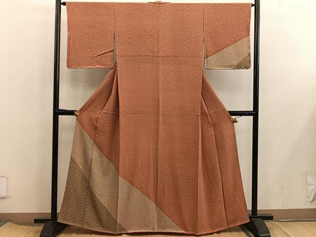 平和屋着物■訪問着 流水花文 正絹 逸品 BAAX5821mz