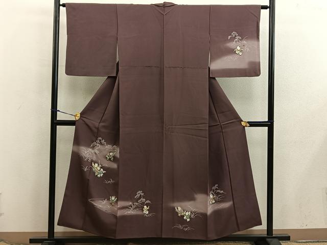 平和屋着物■訪問着 唐子遊び 暈し染め 正絹 逸品 BAAX5832mz