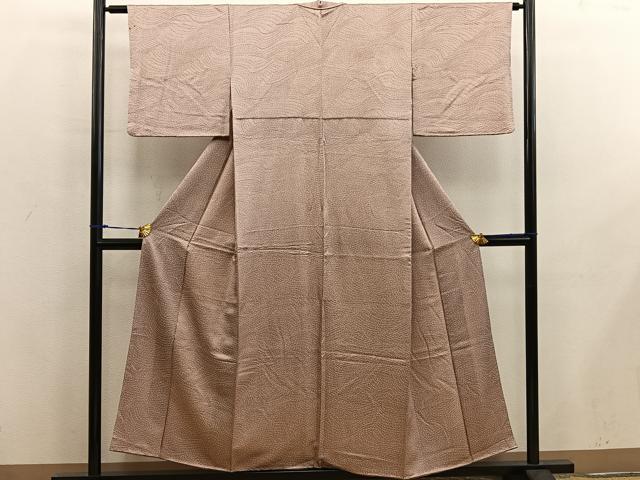 平和屋着物■江戸小紋 霰文 正絹 逸品 BAAX5842mz