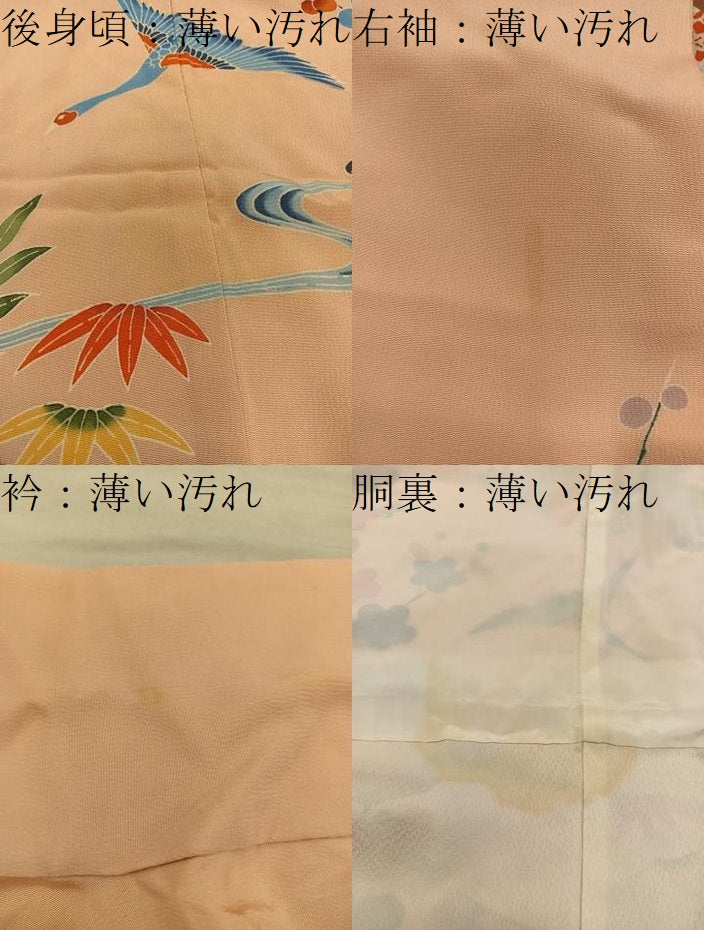 平和屋着物■豪華振袖 風景花文 金彩 正絹 逸品 BAAX5861mz