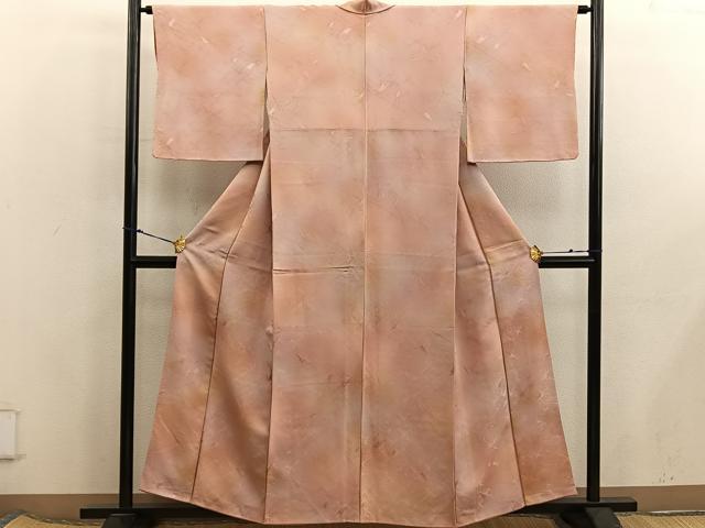 平和屋着物■上質な小紋 霞文 暈し染め 正絹 逸品 BAAX5871mz