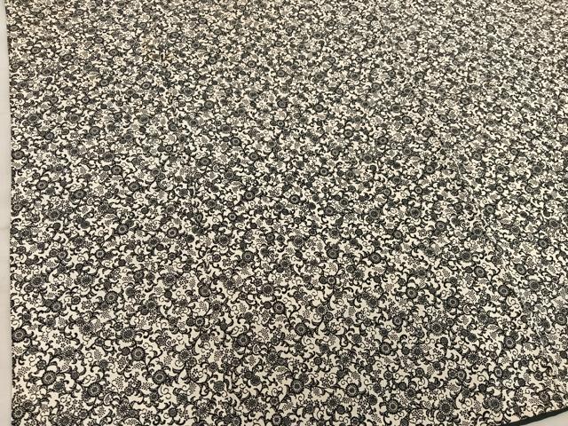 平和屋着物■上質な小紋 花唐草文 正絹 逸品 BAAX5892mz