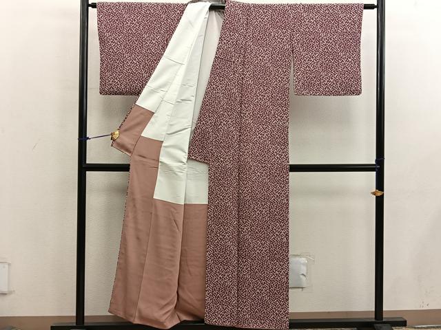 平和屋着物■上質な小紋 小花尽くし 正絹 逸品 BAAX5895mz