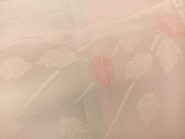 平和屋着物■長襦袢 袷 枝葉文 暈し染め 正絹 逸品 BAAX5902mz