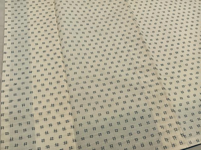平和屋着物■上質な紬 絣文様 正絹 逸品 BAAX5910mz