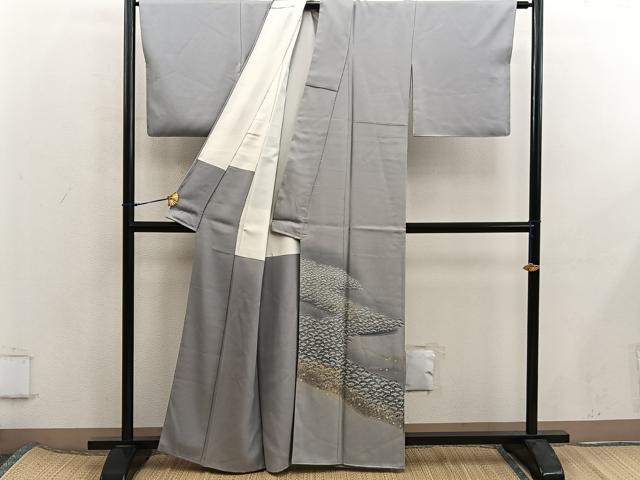 平和屋着物■豪華色留袖 松 暈し染め 金彩 正絹 逸品 BAAX5949mz