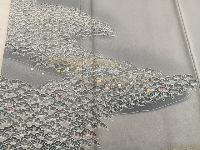 平和屋着物■豪華色留袖 松 暈し染め 金彩 正絹 逸品 BAAX5949mz