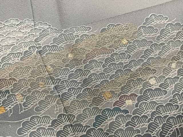 平和屋着物■豪華色留袖 松 暈し染め 金彩 正絹 逸品 BAAX5949mz