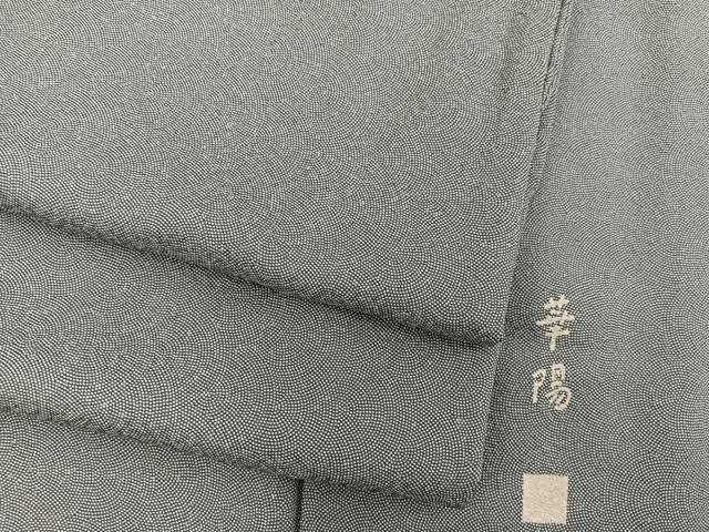 平和屋着物■江戸小紋 作家物 鮫小紋柄 正絹 逸品 BAAX5977mz