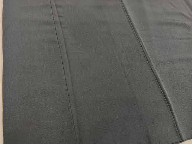 平和屋着物■上質な色無地 藍媚茶色 正絹 逸品 BAAX5981mz