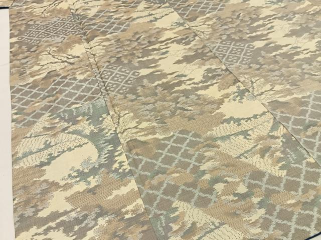 平和屋着物■本場大島紬 立波風景文 正絹 逸品 BAAX6017hj