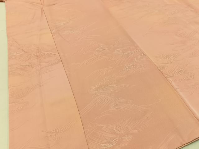 平和屋着物■上質な小紋 立波地紋 暈し染め 正絹 逸品 BAAX6018hj