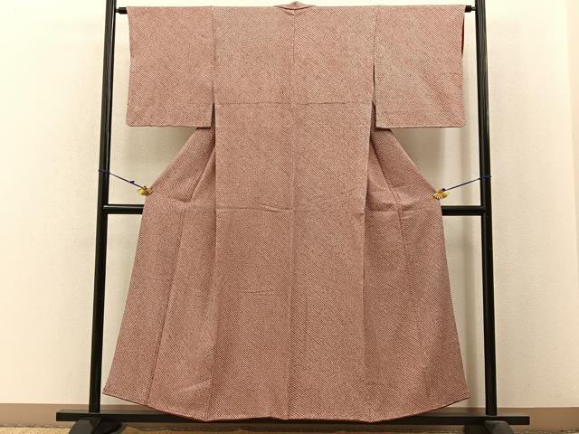 平和屋着物■大変加工の良い総絞り小紋 正絹 逸品 BAAX6028hj