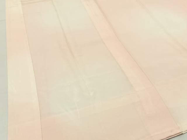 平和屋着物■長襦袢 無双仕立て チューリップ 暈し染め 正絹 逸品 BAAX6032hj
