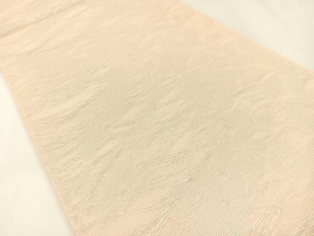平和屋着物*夏物 六通柄袋帯 草葉文 銀糸 正絹 逸品 未使用 BAAX6049hj