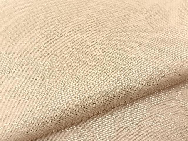平和屋着物*夏物 六通柄袋帯 草葉文 銀糸 正絹 逸品 未使用 BAAX6049hj
