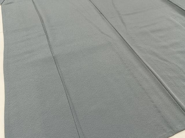 平和屋着物▽上質な色無地 単衣 豆がら茶色 正絹 逸品 BAAX6224hj