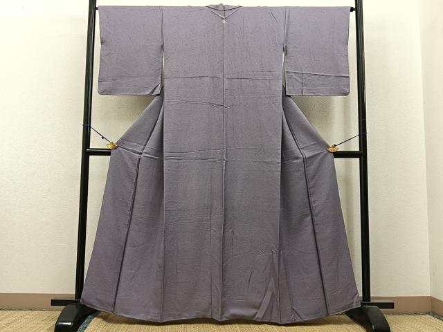 平和屋着物■上質な色無地 紋意匠 薄色 正絹 逸品 BAAX6238hj