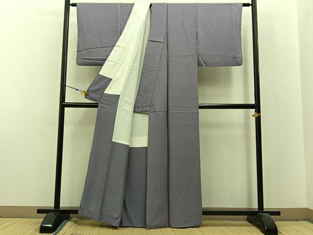 平和屋着物■上質な色無地 紋意匠 薄色 正絹 逸品 BAAX6238hj