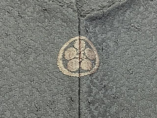 平和屋着物■上質な色無地 紋意匠 薄色 正絹 逸品 BAAX6238hj